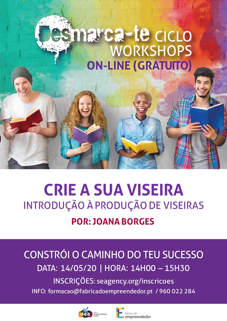 Workshop Online_008_Criação Viseiras_Cartaz